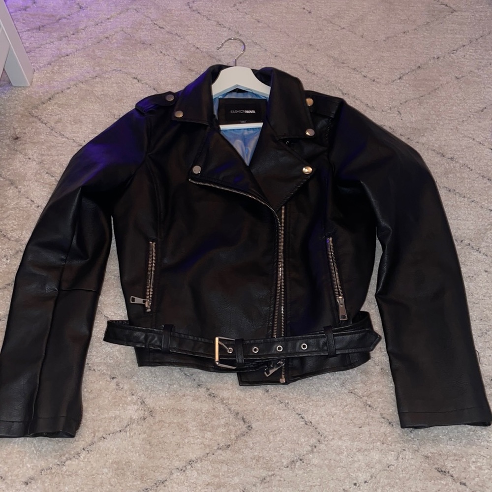 Biker Faux leather Jacket